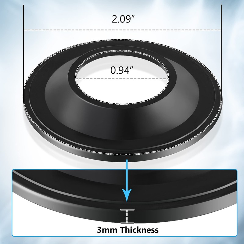 Dreyoo Tip Toe Bath Drain Stopper and Cover Tub Stopper