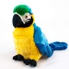 Teddys Rothenburg Cuddly Toy Hand Puppet Parrot 25 cm Blue