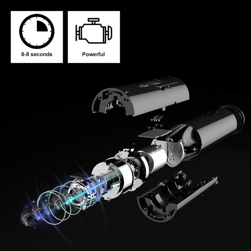 MAGDEN Electric Wine Opener, Gift Set, Black