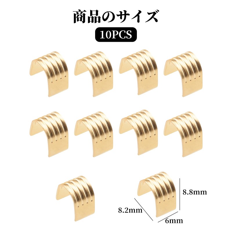 [Doyime] GT2 Copper Buckles (10 Pcs) Metal Buckle Kit GT2