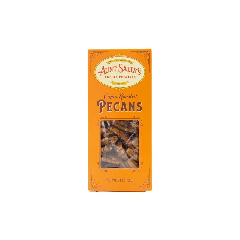 Aunt Sally's Pralines- Cajun Roasted Pecans- 5 oz box