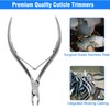Cuticle Trimmer Cuticle Nippers,Professional Stainless Steel Cuticle Cutter Cuticle Remover,Pedicure