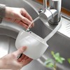 Kinteshun Kitchen Sink Caddy Sponge Holder Hang Basket for Scrubber