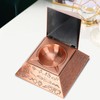 Metal Ashtray with Cover Retro Office Ornaments Smoking Gifts Egyptian