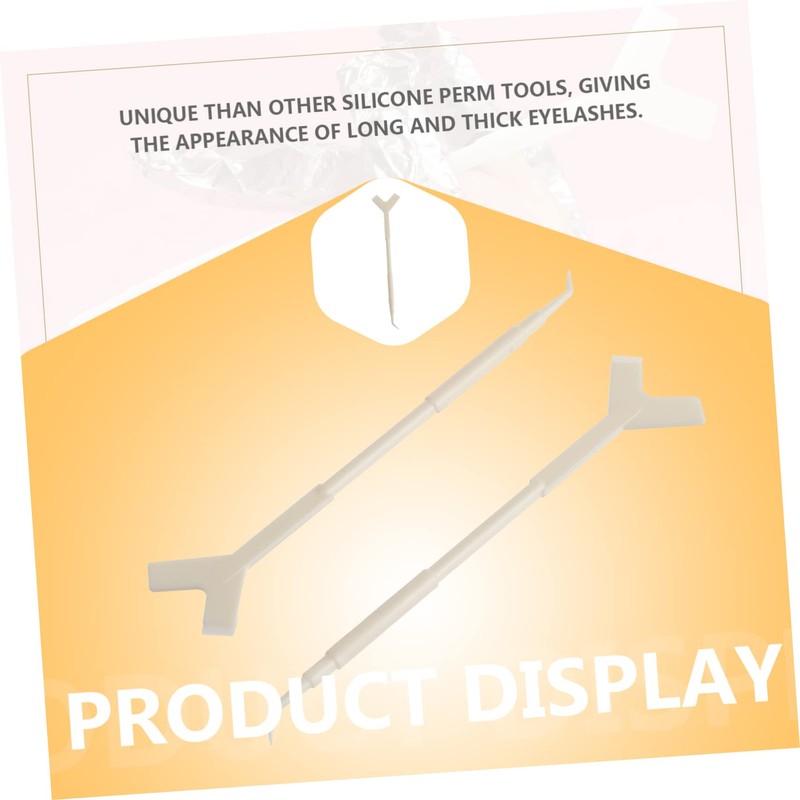 Healeved 30pcs Y-shaped Lash Brush Tool for Eyelash Perming and