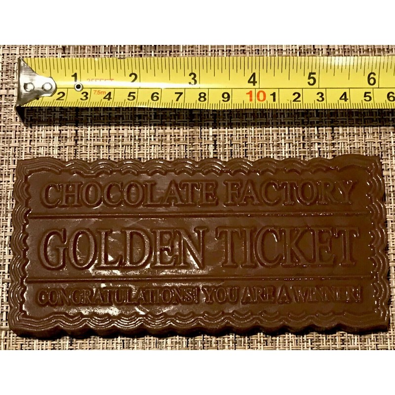 Merckens Milk Chocolate (7) 6” WONKA MILK CHOCOLATE BAR W/