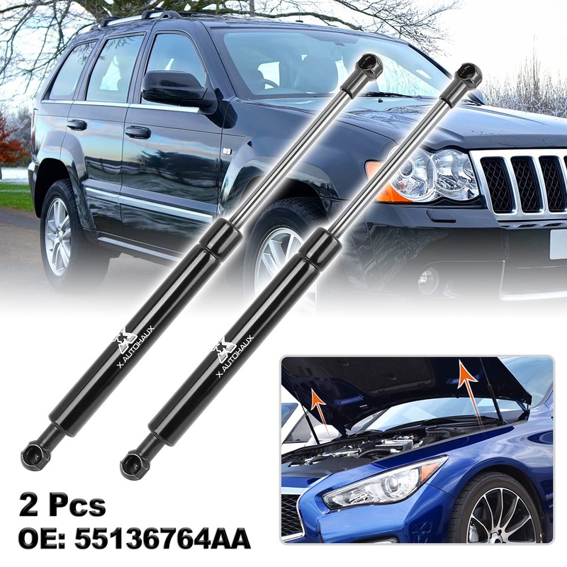 X AUTOHAUX Hood Damper Hood Damper for PM1074 Jeep Grand