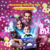 COOLNIGHT Kids Night Light Projector, Remote+3 Timer Unicorn Night Light