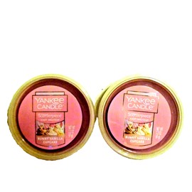 YANKEE CANDLE BUNNY VANILLA CUPCAKE SCENTERPIECE EASY MELTCUP X 2 FREE SHIP