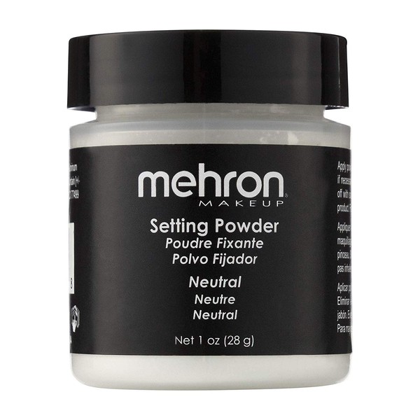 Mehron Makeup Setting Powder (1 oz) (Neutral)