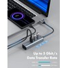 GRAUGEAR | 3 Ports USB 3.0 HUB + Gigabit Ethernet
