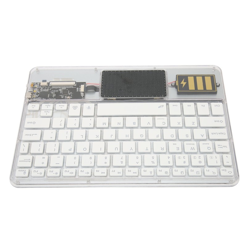 Wireless Bluetooth Keyboard Multifunctional Acrylic Keyboard for Windows for Android
