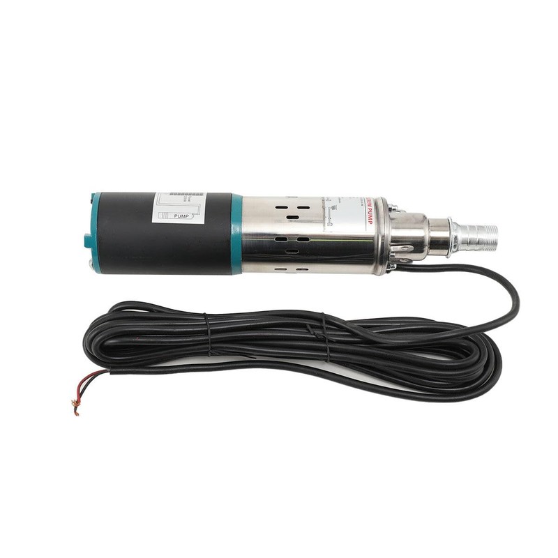 TABODD 200W Solar Submersible Pump Kit, 12V DC Deep Water