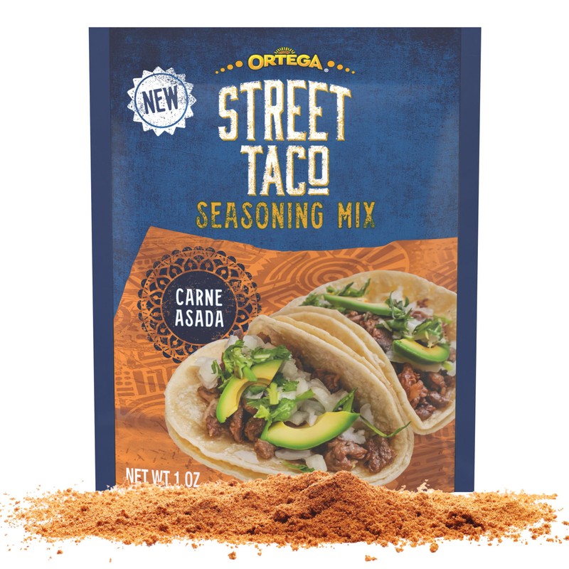 Ortega Street Taco Seasoning Mix, Carne Asada, 1 Ounce (Pack