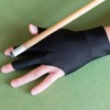 AOEVUIR 1 x Three Finger Billiard Gloves, Breathable Pool Gloves,