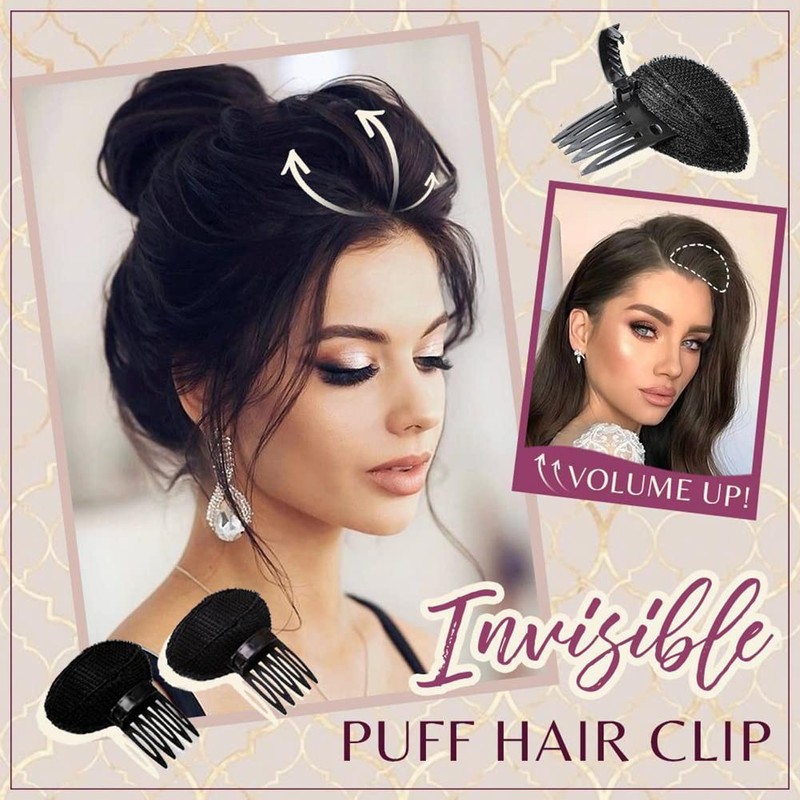 Fluffy Hair Clip, Invisible Hair Base, Fluffy Insert, Hair Base