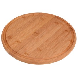 GRAEWE Meat Plate Diameter 25 cm Bamboo with Juice Groove