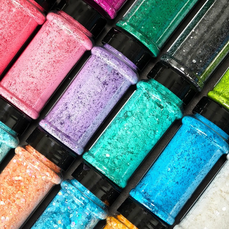 Ready Glitter Set Premium Quality Chunky Glitter Mix for DIY