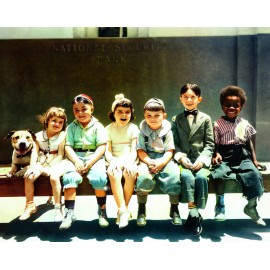 And Petie the Dog  LIttle Rascals Our Gang Comedy Kids  Photo 8 x 10 Vintage