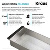 KRAUS Stainless Steel Colander for Workstation Kitchen Sink, CS-6