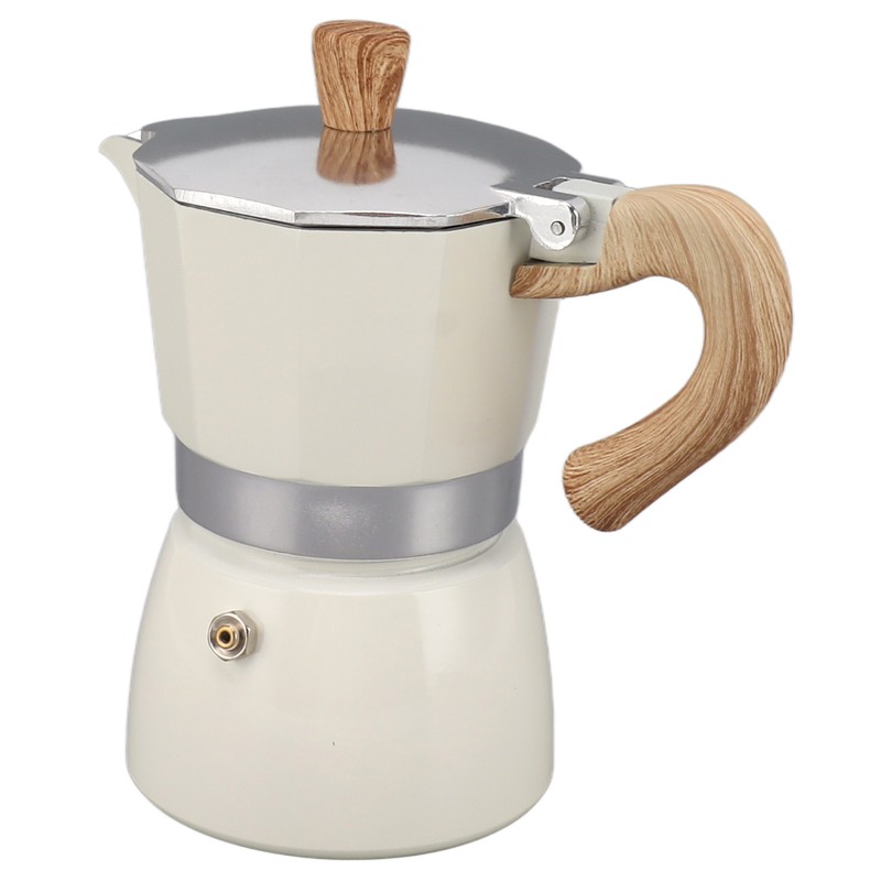 Moka Coffee Pot Octagonal Aluminum Classic Portable Hand Brewing Coffee