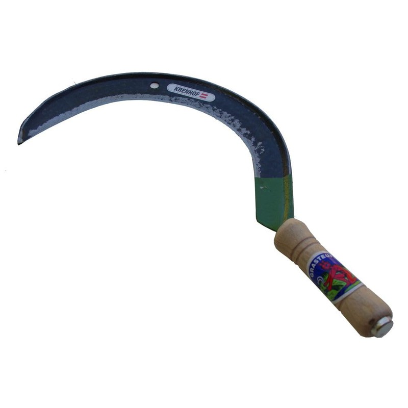 Muller Krenhof/Offner Hand Scythe - Reaping Sickle Longer Round -