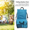 Folding Stadium Chair Adjustable Angle 600D Oxford Cloth Portable Bleacher