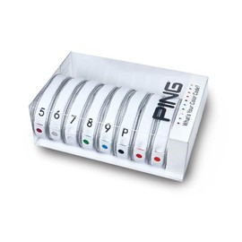 Pin PING Headcovers Color Code Iron Covers Set of 8 White