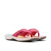 Clarks Clarks Women's Breeze SEA Flip-Flop, Bright Pink Ombre, 6