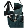 Heavy Duty Waxed Canvas Gardening Tote Bag - 14-Inch Water-Resistant