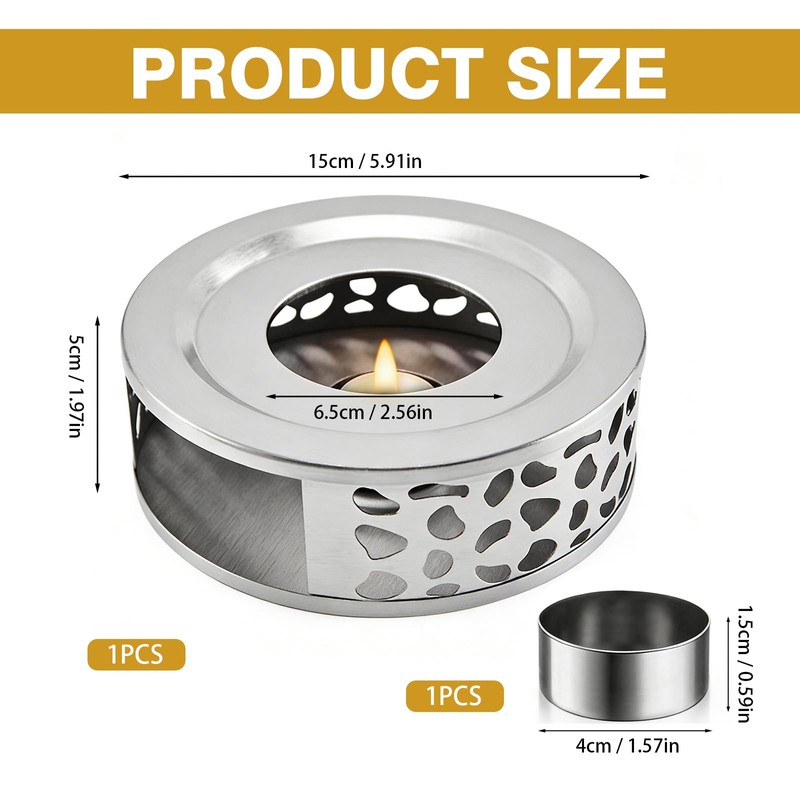 Teapot Warmer, Tea Warmer, Tea Light Food Coffee Warmer