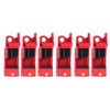 6Pcs Circuit Breaker Lockout Bundle Grip Style Standard Lock Tag