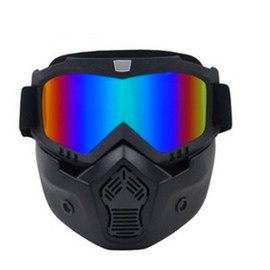 BJ-SHOP Ski Goggles,Snow Glasses Men Women Riding Sunglasses Outdoor Skateboard Dust-proof Goggles Adjustable Light Weight Motocross Goggles