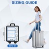 Olosar Suitcase Organizer, Travel Luggage Organizer Portable Hanging Travel Shelves