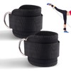 HOMEE Ankle Straps for Cable Machines,Adjustable Breathable Leg Straps for