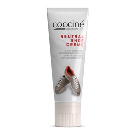 Coccine - Schuhcreme Neutral, Neutral Shoe Creme, pflegende Schuhcreme in der Tube, Lotion für Lederschuhe, Turnschuhe, Allzweck, saubere Sportschuhe, Schuhpflege - 75 ml