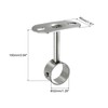 sourcing map 2 Pcs Ceiling Mount Bracket, Wardrobe Pipe Bracket,