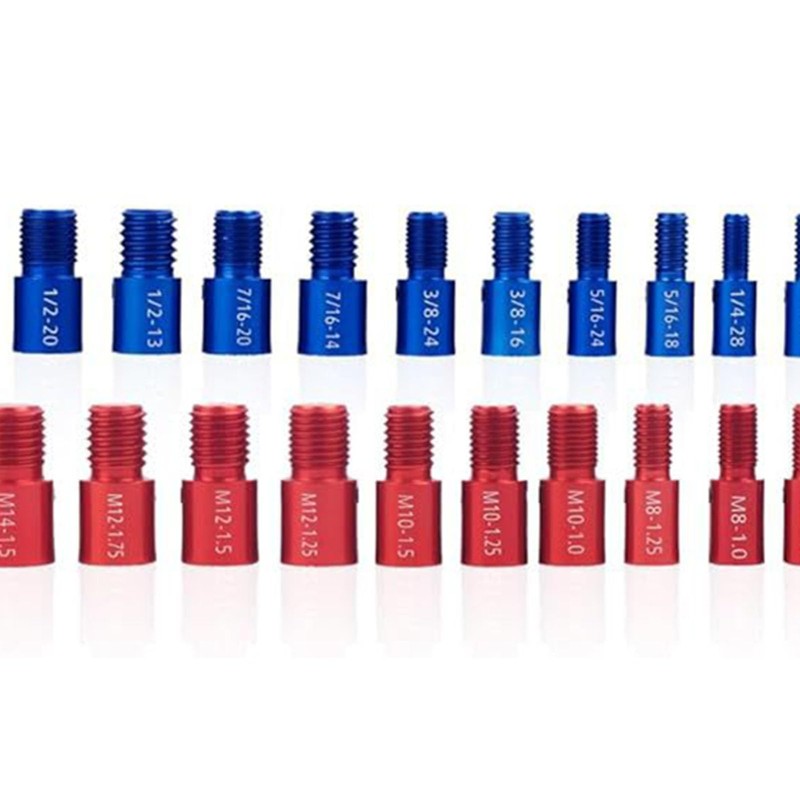 44-Piece Thread Tester for Nuts and Bolts, Easy to Use