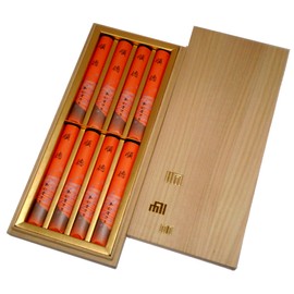 Gyoshodo Incense Sticks, Short Size 8 Paulownia Box #46