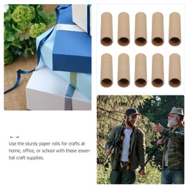 NUOBESTY Craft Paper Craft Paper Toilet Paper Rolls 15pcs Cardboard Tubes Craft Tubes Round Paper Tubes DIY Cardboard Tubes Bulk Craft Rolls Craft Paper Brown Paper Roll Bee House