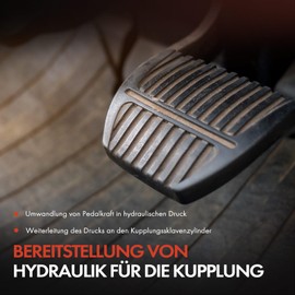 Frankberg 1 x Clutch Master Cylinder Compatible with 100 443 444 100 4A2 200 447 448 200 447 448 A6 4A2 V8 441 442 4C2 4C8 Replace# 431721401A