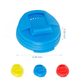 Qgond 3PCS,Can Covers,Soda Can Lids,Can Covers for Soda,Soda Can Cover,Can Toppers for Soda,Can Lids,Pop Can Lids,Soda Can Lids toKkeep Carbonation