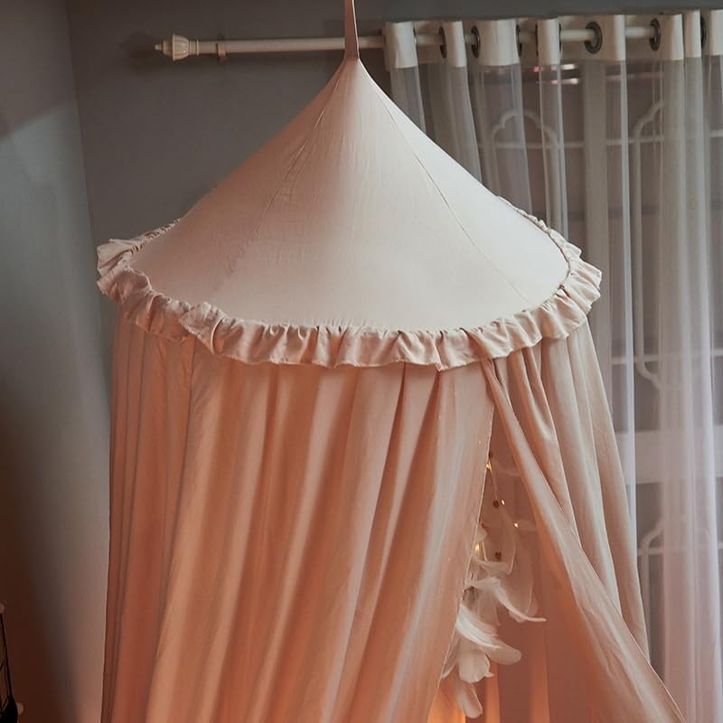 Bed Canopy for Girls, Princess Crib Canopy for Nursery, Dreamy