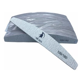 Lé Mussa 20 Limas Profesionales Para Uñas Grano 100/180.acrilico Dama