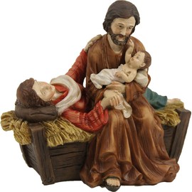 dekoprojekt Nativity Scene Holy Family Nativity Block 11.1 cm