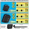 2 Pack Solar Powered Fairy String Lights Outdoor Waterproof 8