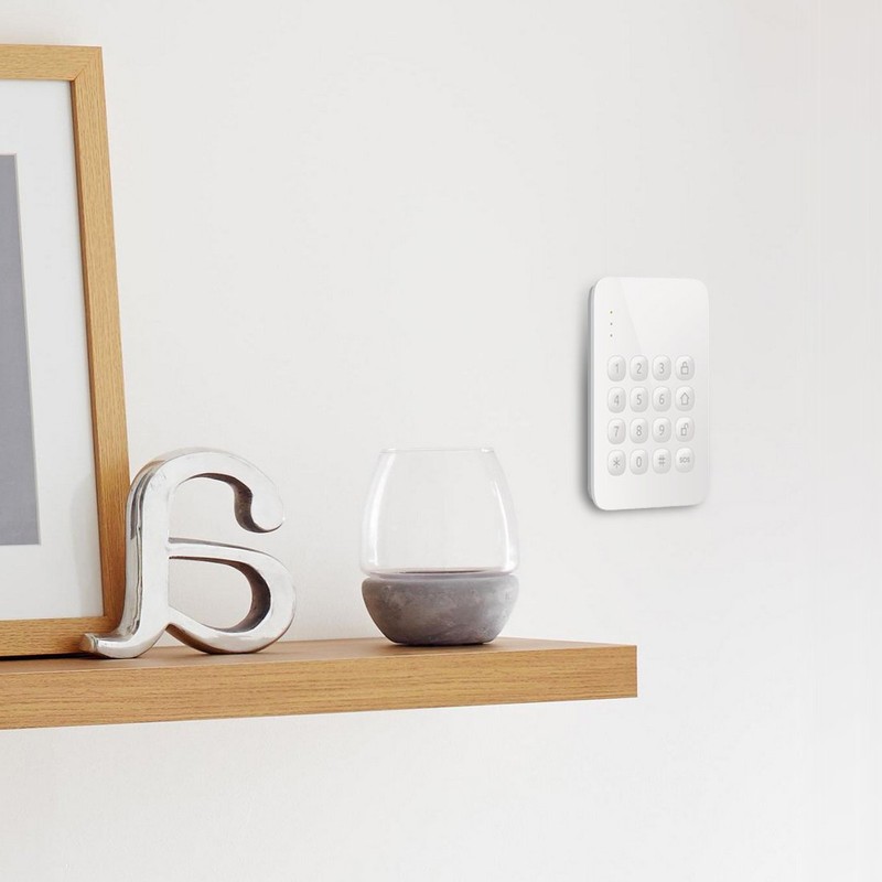 Secyour ARL008-SEC Wireless Keypad for Home Intruder System - White