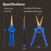 VIVOSUN Curved Gardening Scissors 6.5 Inch Hand Pruner Shear with