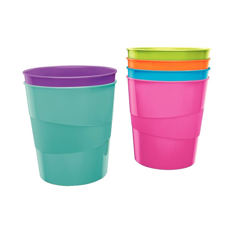 Leitz 52781062 15 Litre Waste Bin, Plastic, Wow Range, Metallic