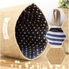Lifreer Storage Baskets, 6 Pcs Cotton Linen Foldable Small Baskets
